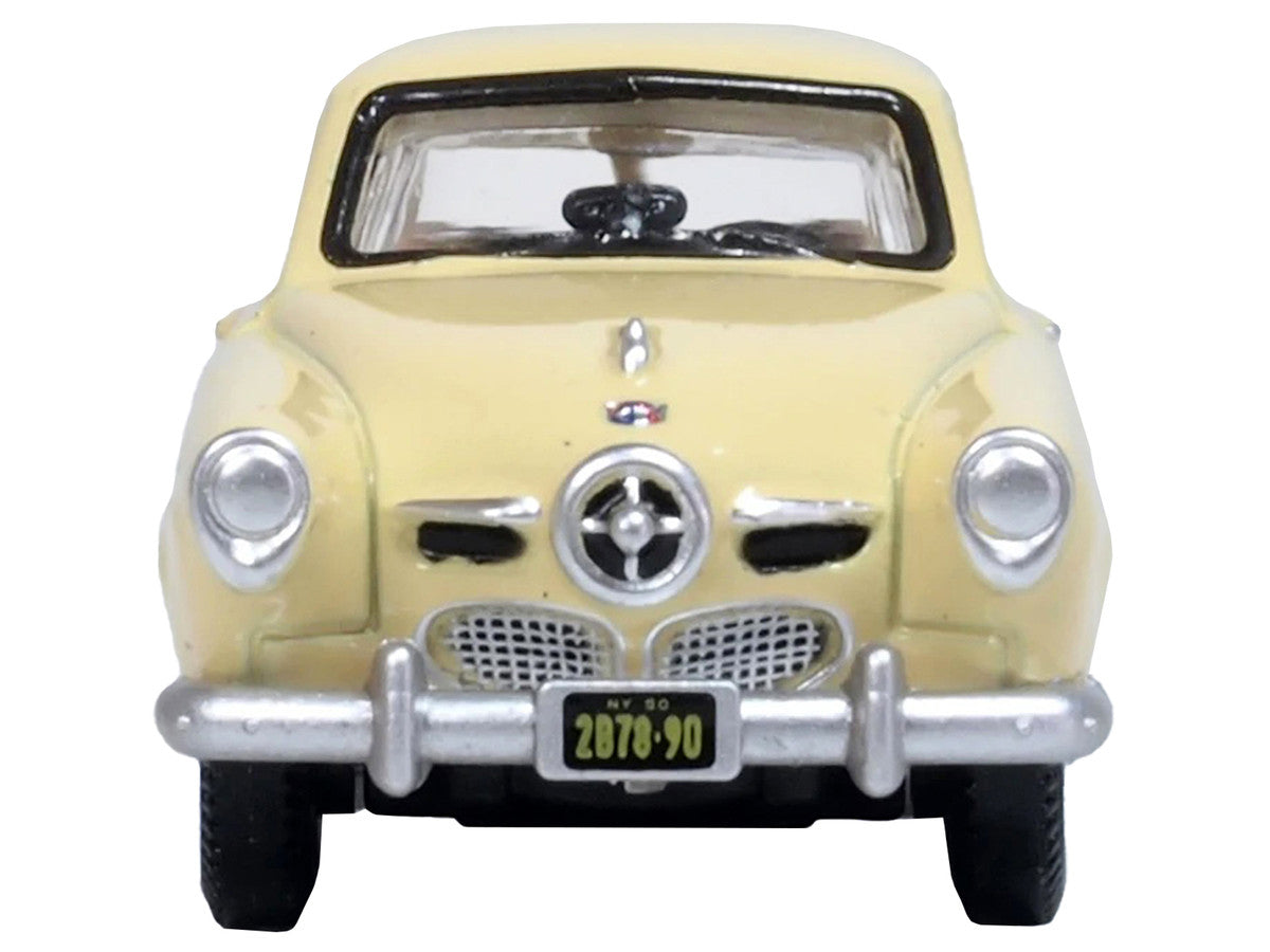 1950 Studebaker Champion Starlight Coupe Tulip Cream 1/87 (HO) Scale Diecast Model Car by Oxford Diecast-2