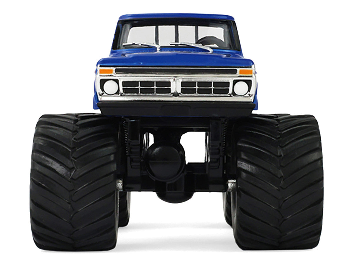 1976 Ford F-250 Monster Truck "Garbage Pail Kids 40th Anniversary - Buck Truck" Blue Metallic with Graphics "Kings of Crunch" Series 1/43 Diecast Model Car by Greenlight-2