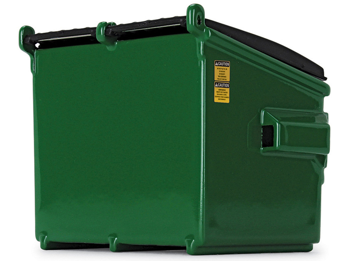 Refuse Trash Bin "Waste Management" Green Version D 1/34 Diecast Model by First Gear-2