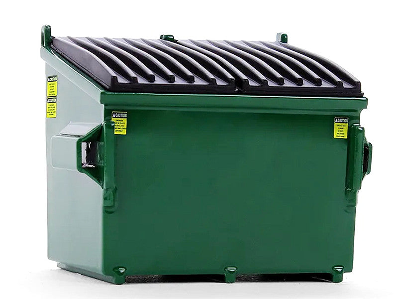 Refuse Trash Bin Green 1/34 Diecast Model by First Gear-1