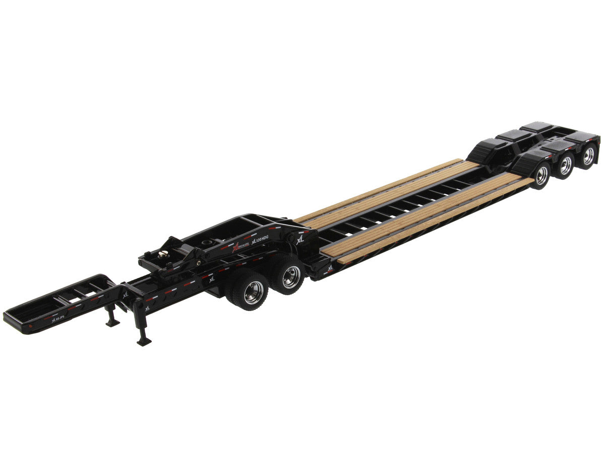 XL 120 Low-Profile HDG Outrigger Style Trailer with Jeep and 2 Boosters "Transport Series" 1/50 Diecast Model by Diecast Masters-1