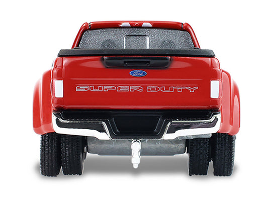 2022 Ford F-450 Dually Pickup Truck "Hobby Shop Auto Mechanic" Red with Mechanic Figure "The Hobby Shop" Series 17 1/64 Diecast Model Car by Greenlight-0