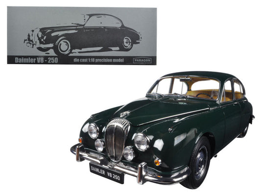 1967 Daimler V8-250 British Racing Green Left Hand Drive 1/18 Diecast Model Car by Paragon-0