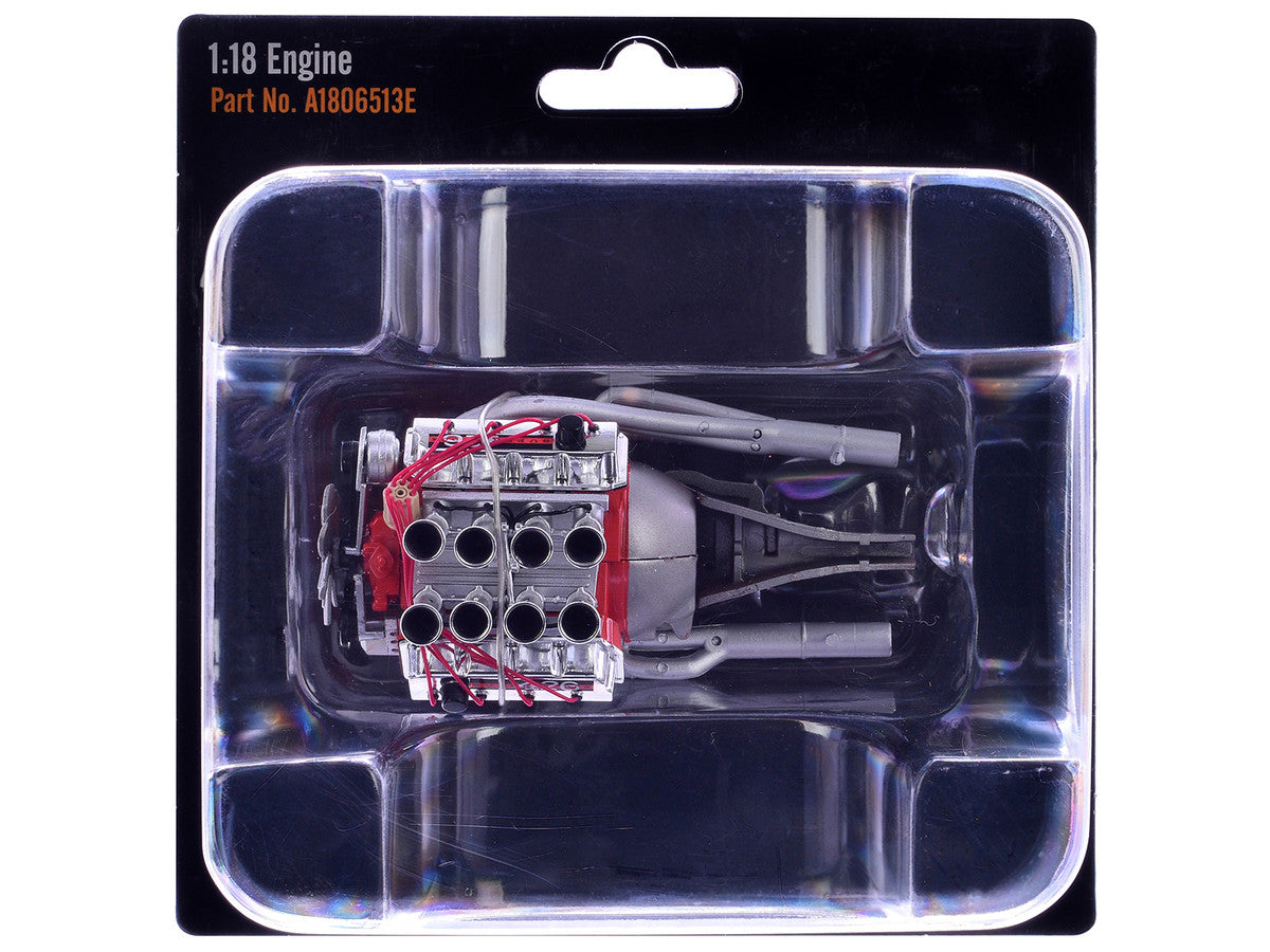 426 Injected HEMI Engine Replica from "1965 Dodge Coronet AWB" 1/18 Model by ACME-1