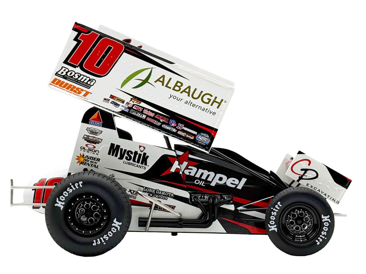 Winged Sprint Car #10 Ryan Timms "Liebig Motorsports - Hampel Oil" (2026) 1/18 Diecast Model Car by ACME-3