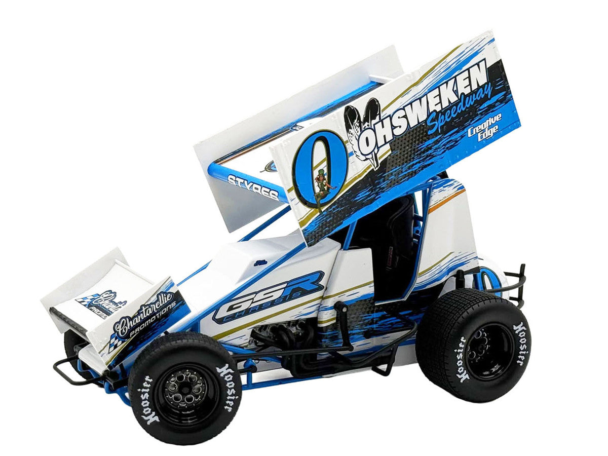Winged Sprint Car #0 Glenn Styres "GSR Chassis - Ohsweken Speedway" (2026) 1/18 Diecast Model Car by ACME-1