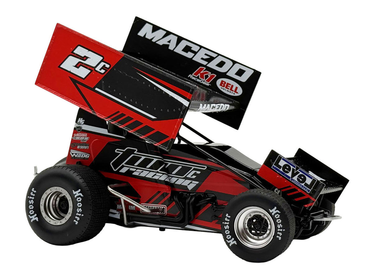 Winged Sprint Car #2C Cole Macedo "Two C Racing" (2026) 1/18 Diecast Model Car by ACME-1