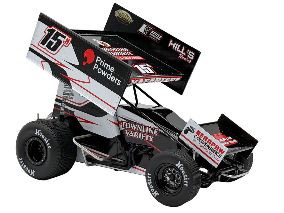 Winged Sprint Car #15H Sam Hafertepe "Townline Variety - Prime Powders" (2026) 1/18 Diecast Model Car by ACME-1