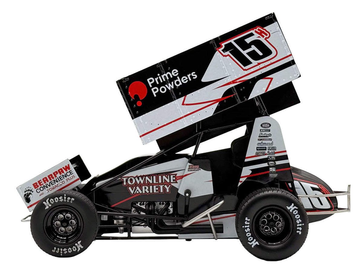 Winged Sprint Car #15H Sam Hafertepe "Townline Variety - Prime Powders" (2026) 1/18 Diecast Model Car by ACME-3