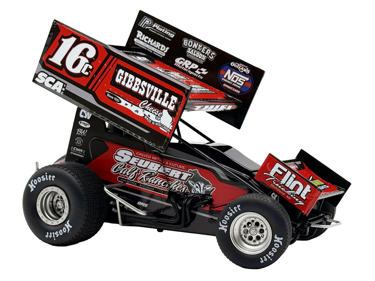 Winged Sprint Car #16C Scotty Thiel "Greg Wheeler Motorsports - Seubert Calf Ranches" (2026) 1/18 Diecast Model Car by ACME-1