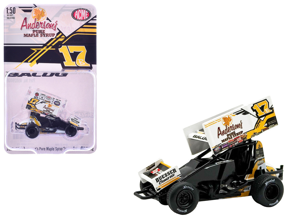 Winged Sprint Car #17B Bill Balog "Anderson's Pure Maple Syrup" (2026) 1/50 Diecast Model Car by ACME-0