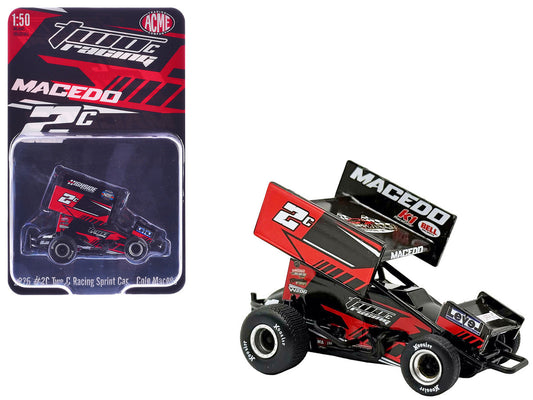 Winged Sprint Car #2C Cole Macedo "Two C Racing" (2026) 1/50 Diecast Model Car by ACME-0