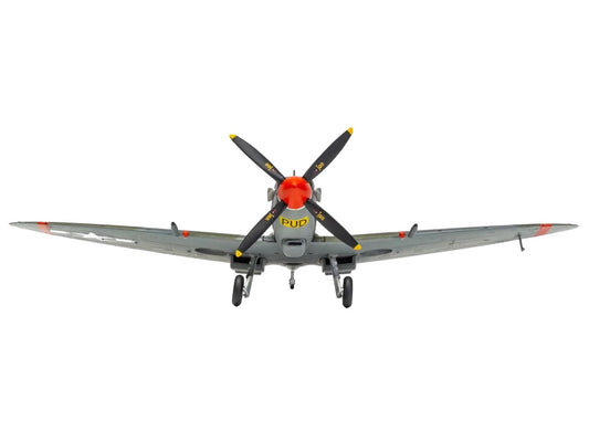 Supermarine Spitfire MkIXC Fighter Aircraft "Porky II Lt Robert Connor 309th Fighter Squadron 31st Fighter Group" (1943) United States Army Air Forces "The Aviation Archive" Series 1/72 Diecast Model by Corgi-0