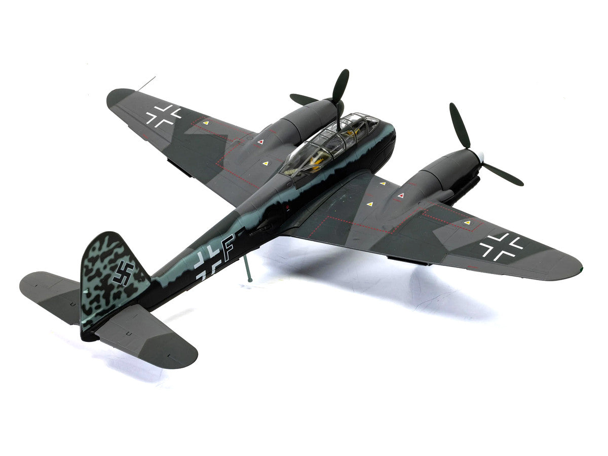 Messerschmitt Me 410A-1 Aircraft "U5+FE Lt. Rudolf Abrahamczik 14./KG.2 Laon-Athies Airfield France" (1943) German Luftwaffe "The Aviation Archive" Series 1/72 Diecast Model Car by Corgi-3