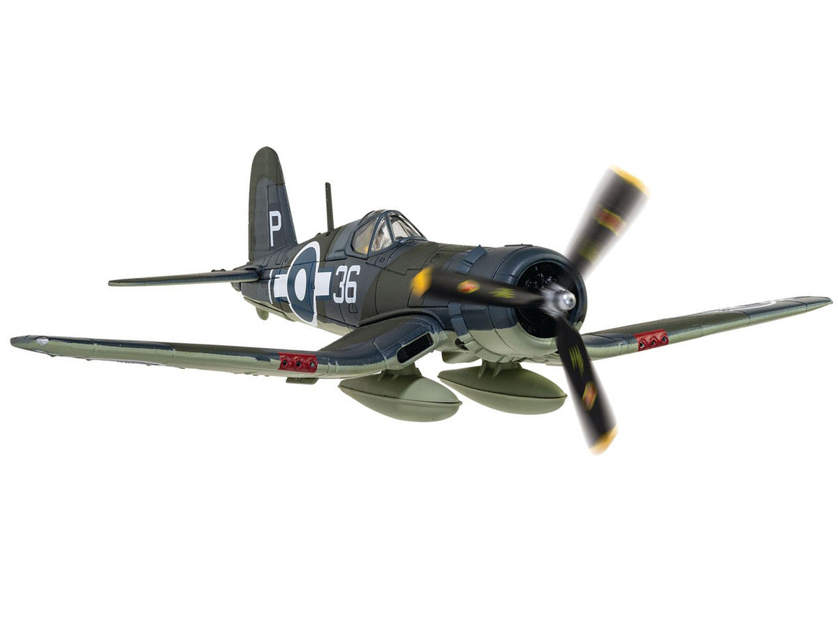 Vought Corsair Mk. II Fighter Aircraft "JT537 1836 Naval Air Squadron HMS Victorious Battle of Okinawa" (1945) British Royal Navy Fleet Air Arm "The Aviation Archive" Series 1/72 Diecast Model by Corgi-1