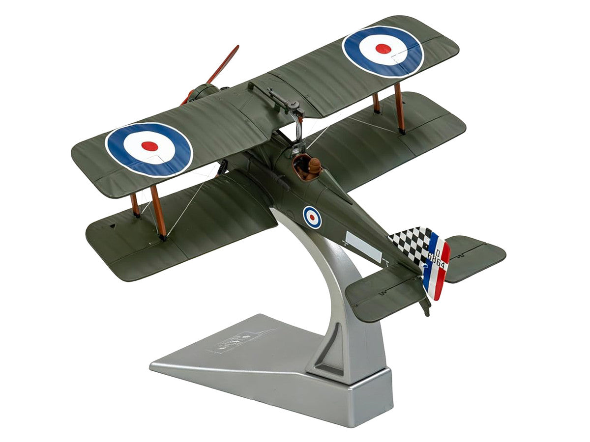 Royal Aircraft Factory SE5a Biplane Aircraft "D6864 Major Keith Logan Caldwell No. 74 Squadron Clairmarais South Aerodrome" (1918) Royal Air Force "The Aviation Archive" Series 1/48 Diecast Model by Corgi-3