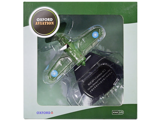Polikarpov I-16 Fighter Aircraft "Combat Ace Liu Che Sheng Taiwan Sino-Japanese War" Republic of China Air Force "Oxford Aviation" Series 1/72 Diecast Model Airplane by Oxford Diecast-0