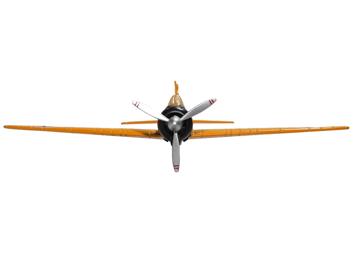 Mitsubishi Zero A6M2-21 Fighter Aircraft "Training Aircraft - Imperial Japanese Navy" (1944) "Oxford Aviation" Series 1/72 Diecast Model Airplane by Oxford Diecast-2
