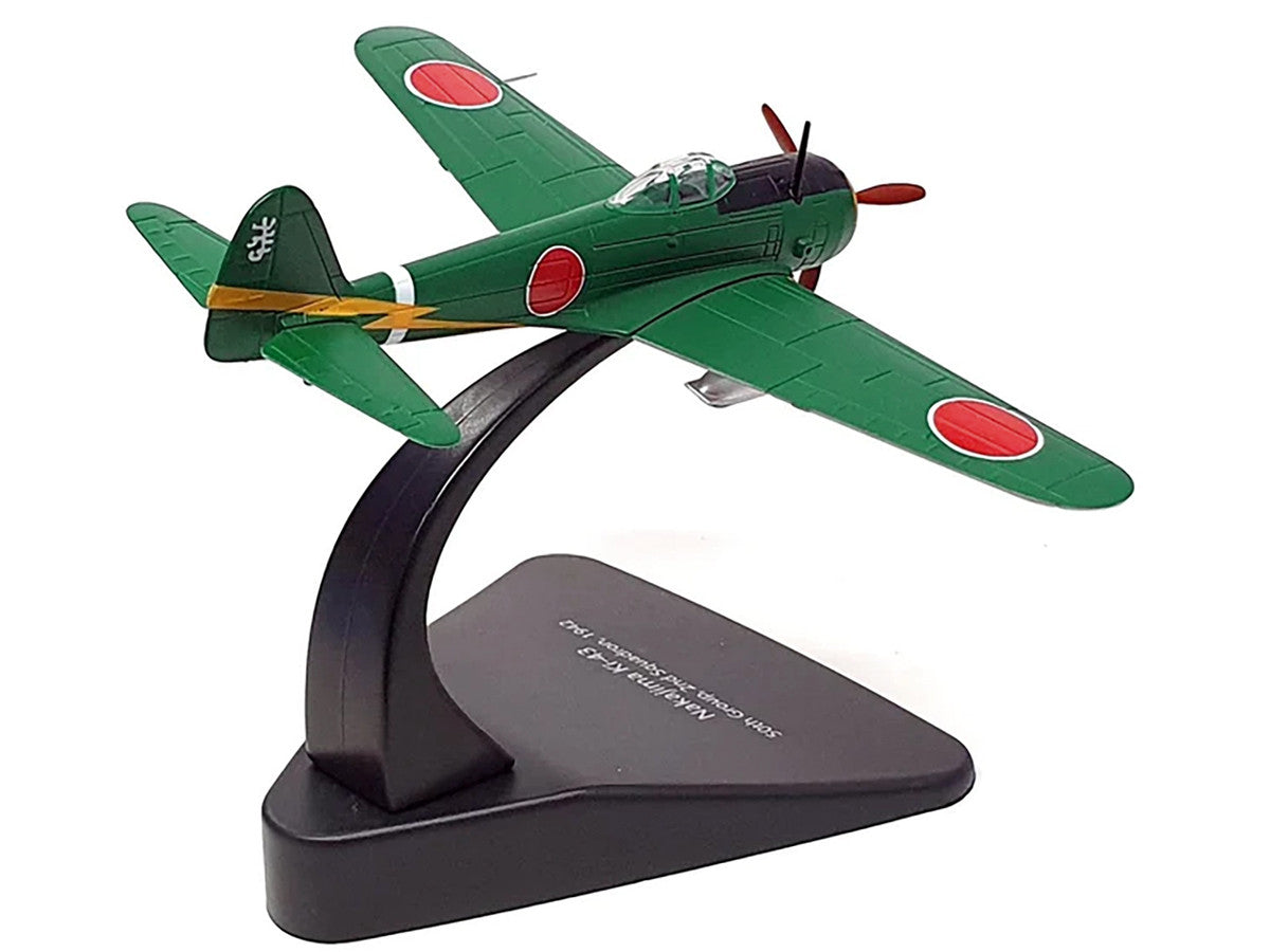 Nakajima Ki-43 Hayabusa Fighter Plane 50th Group 2nd Squadron (1942) "Oxford Aviation" Series 1/72 Diecast Model Airplane by Oxford Diecast-4