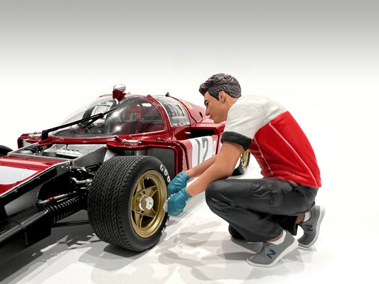 "Race Crew" Figure #5 for 1/18 scale models by American Diorama-0