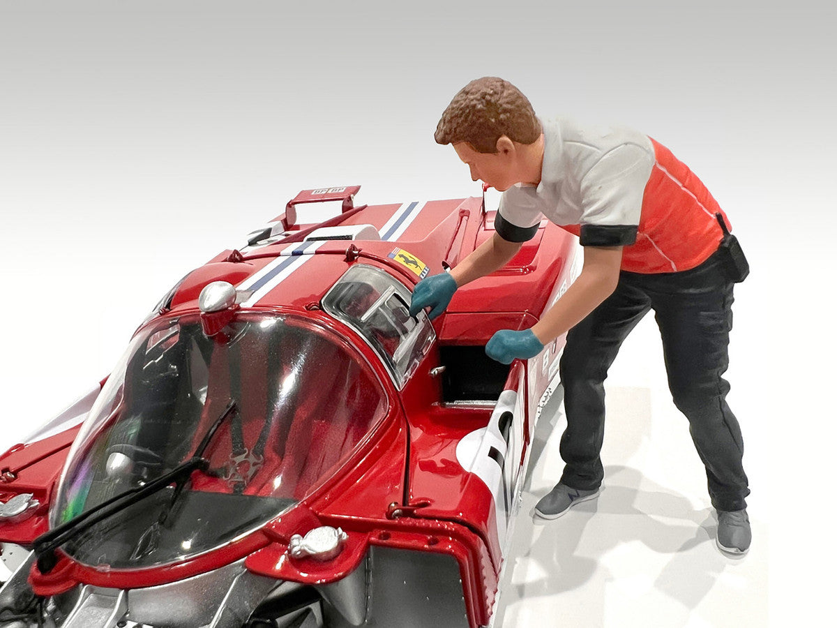 "Race Crew" Figure #6 for 1/24 Scale Models by American Diorama-0