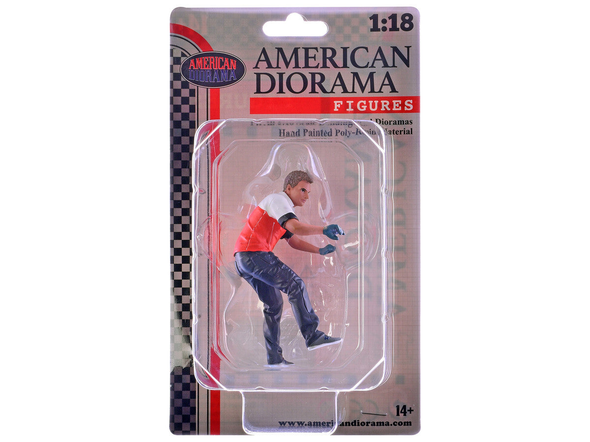 "Race Crew" Figure #6 for 1/18 scale models by American Diorama-1