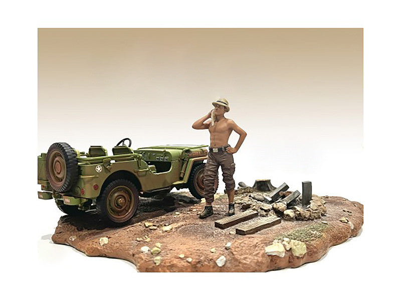 "4X4 Mechanic" Figure 1 for 1/18 Scale Models by American Diorama-2