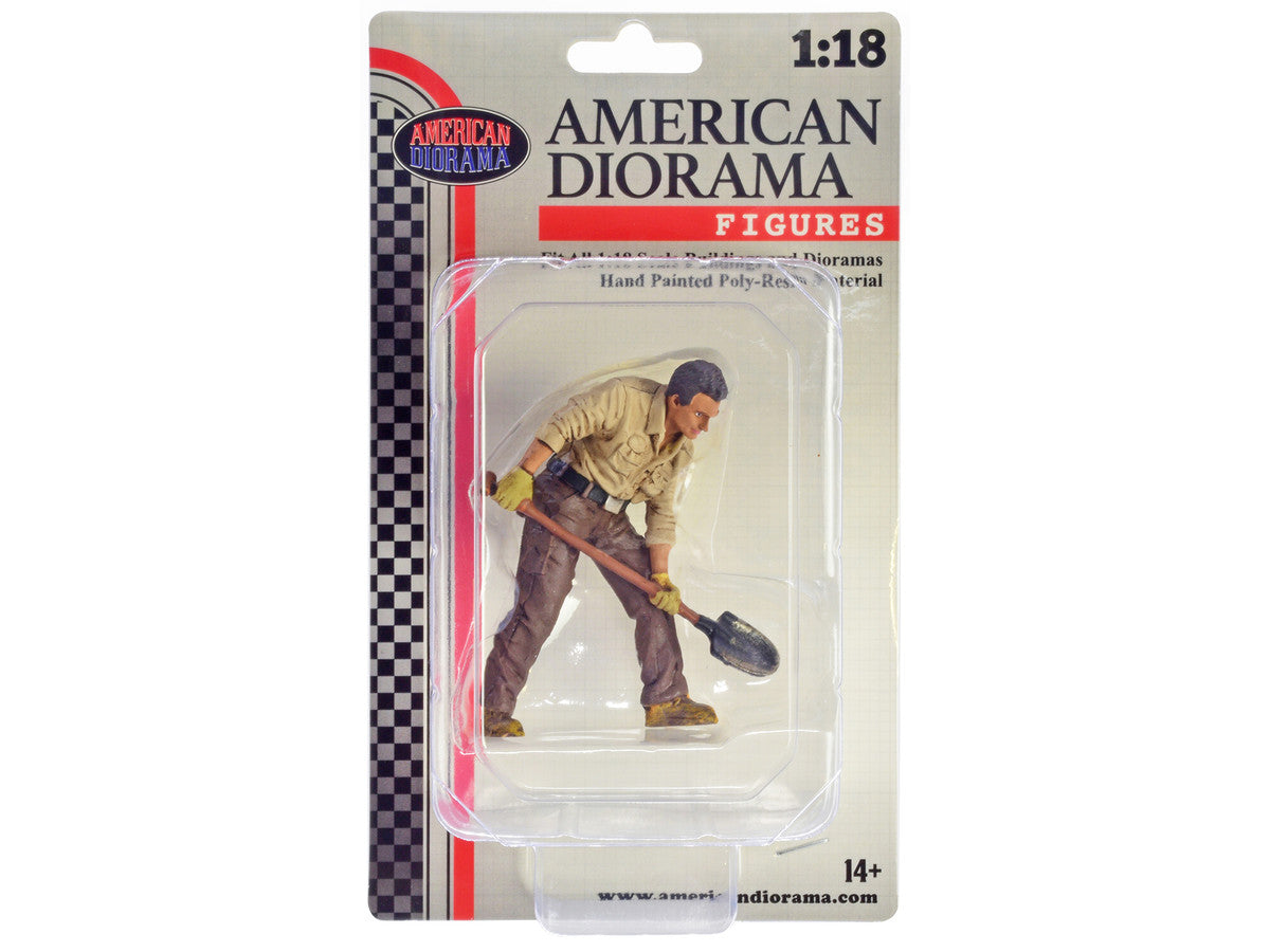 "4X4 Mechanic" Figure 4 for 1/18 Scale Models by American Diorama-3