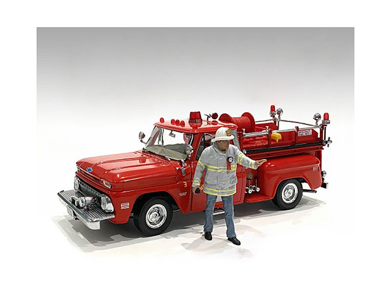 "Firefighters" Fire Captain Figure for 1/24 Scale Models by American Diorama-0
