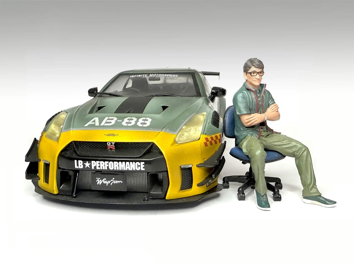 "Top Tuners" Figure #1 "Premium" Series for 1/24 Scale Models by American Diorama-0