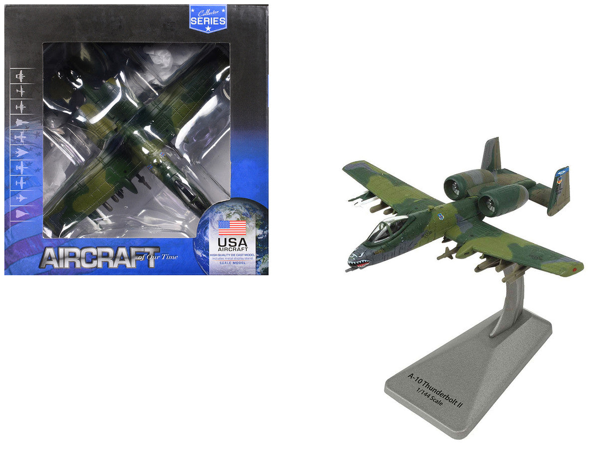 Fairchild Republic A-10 Thunderbolt II Aircraft "23rd TFW 74th TFS Flying Tigers" United States Air Force "Collector Series" 1/144 Diecast Model by Air Force 1-3