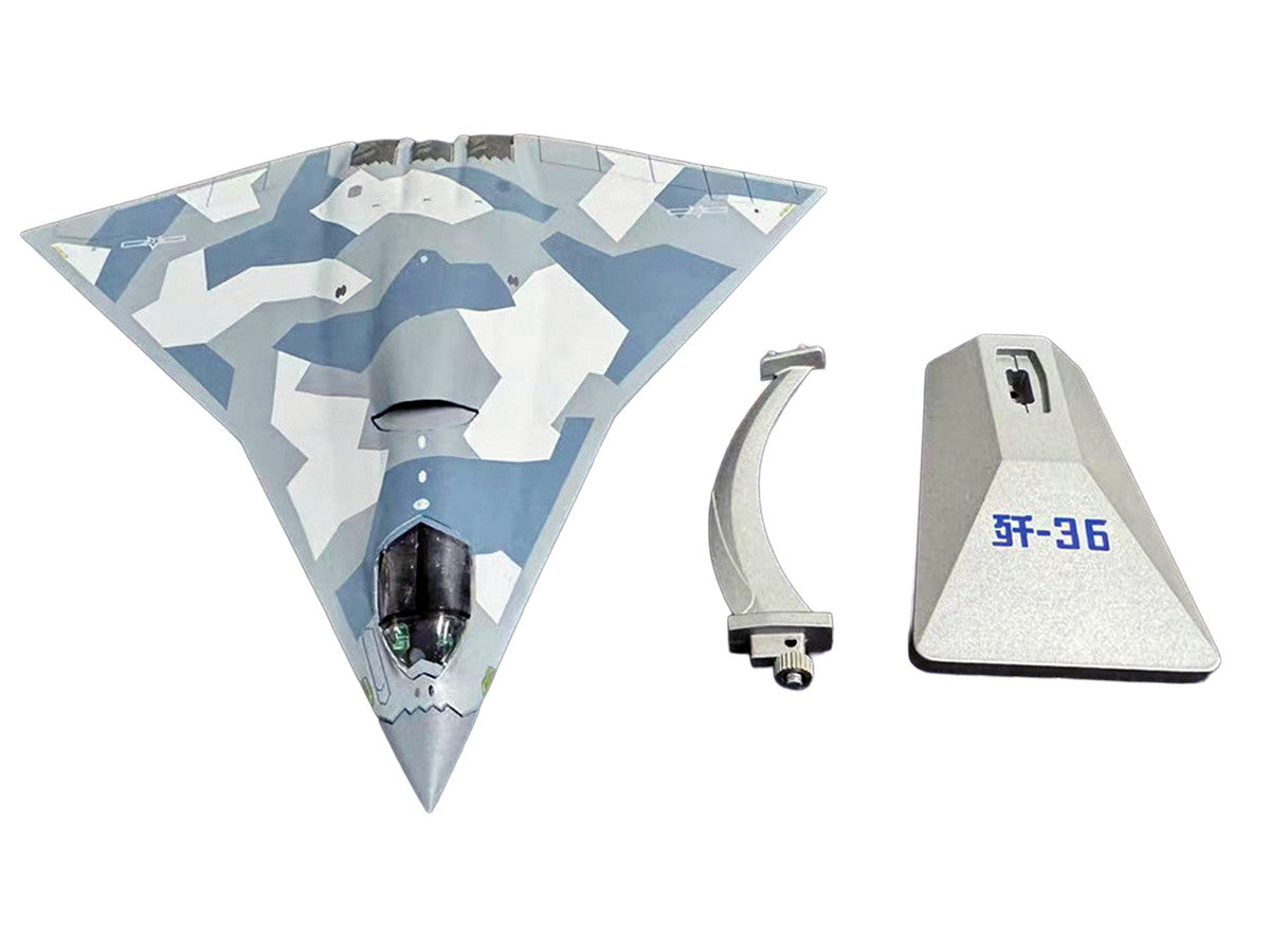 CAC J-36 Stealth Aircraft "People's Liberation Army Air Force" 1/144 Diecast Model by Air Force 1-1