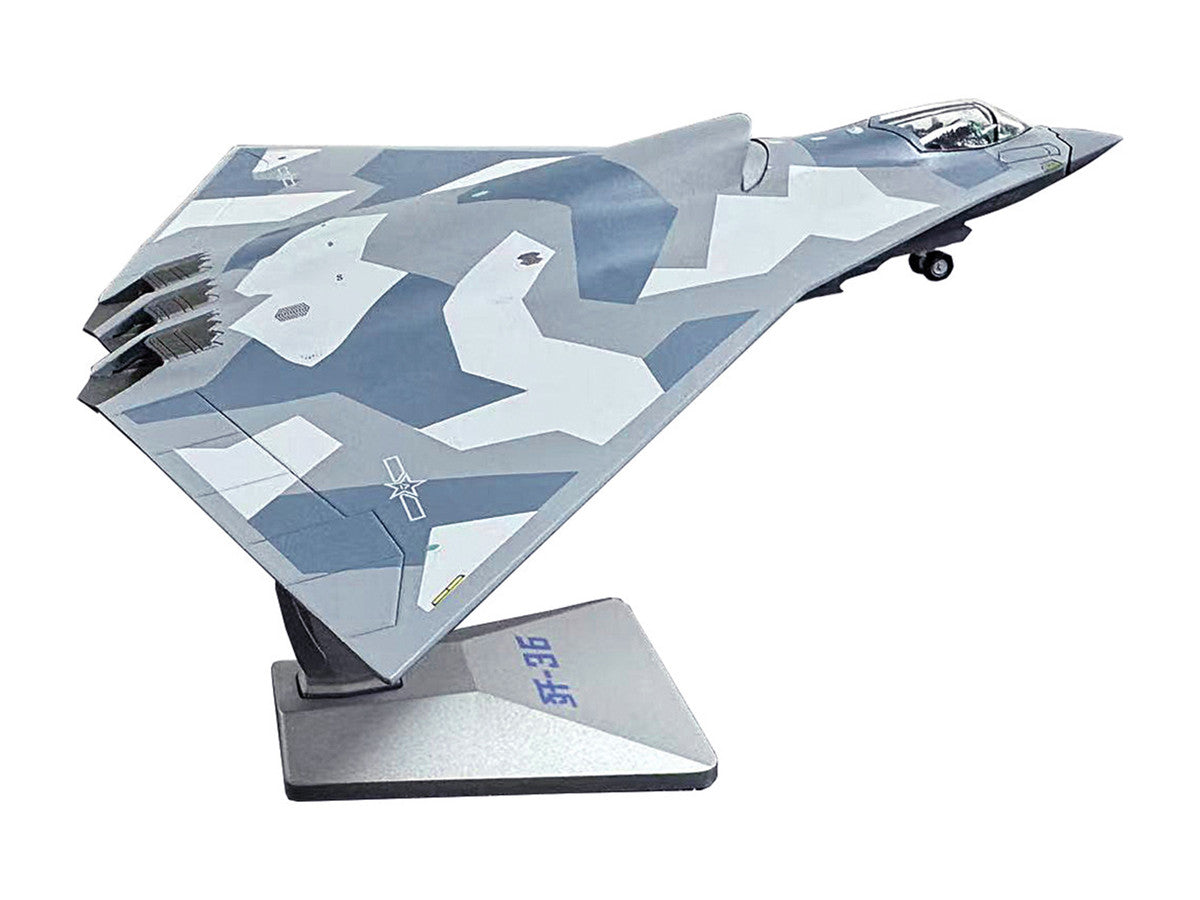CAC J-36 Stealth Aircraft "People's Liberation Army Air Force" 1/144 Diecast Model by Air Force 1-4