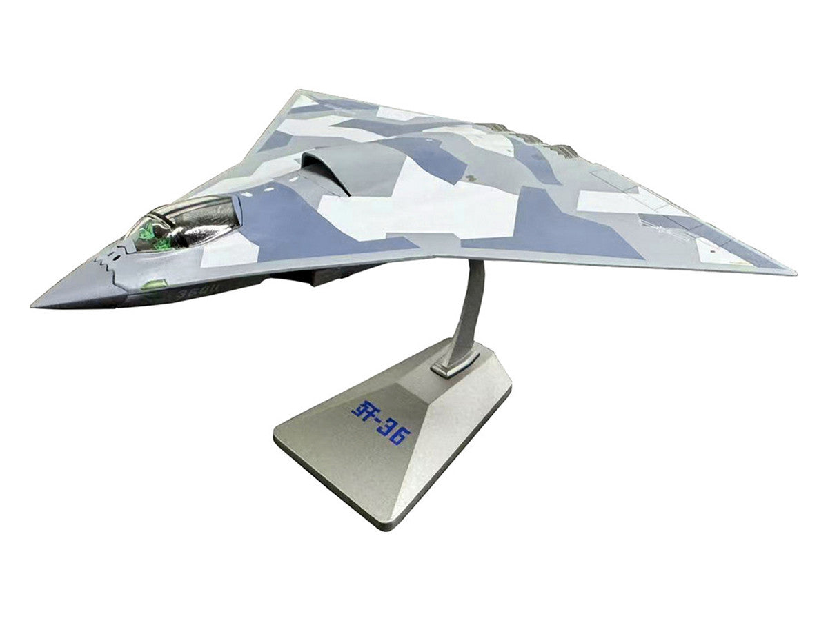 CAC J-36 Stealth Aircraft "People's Liberation Army Air Force" 1/144 Diecast Model by Air Force 1-3