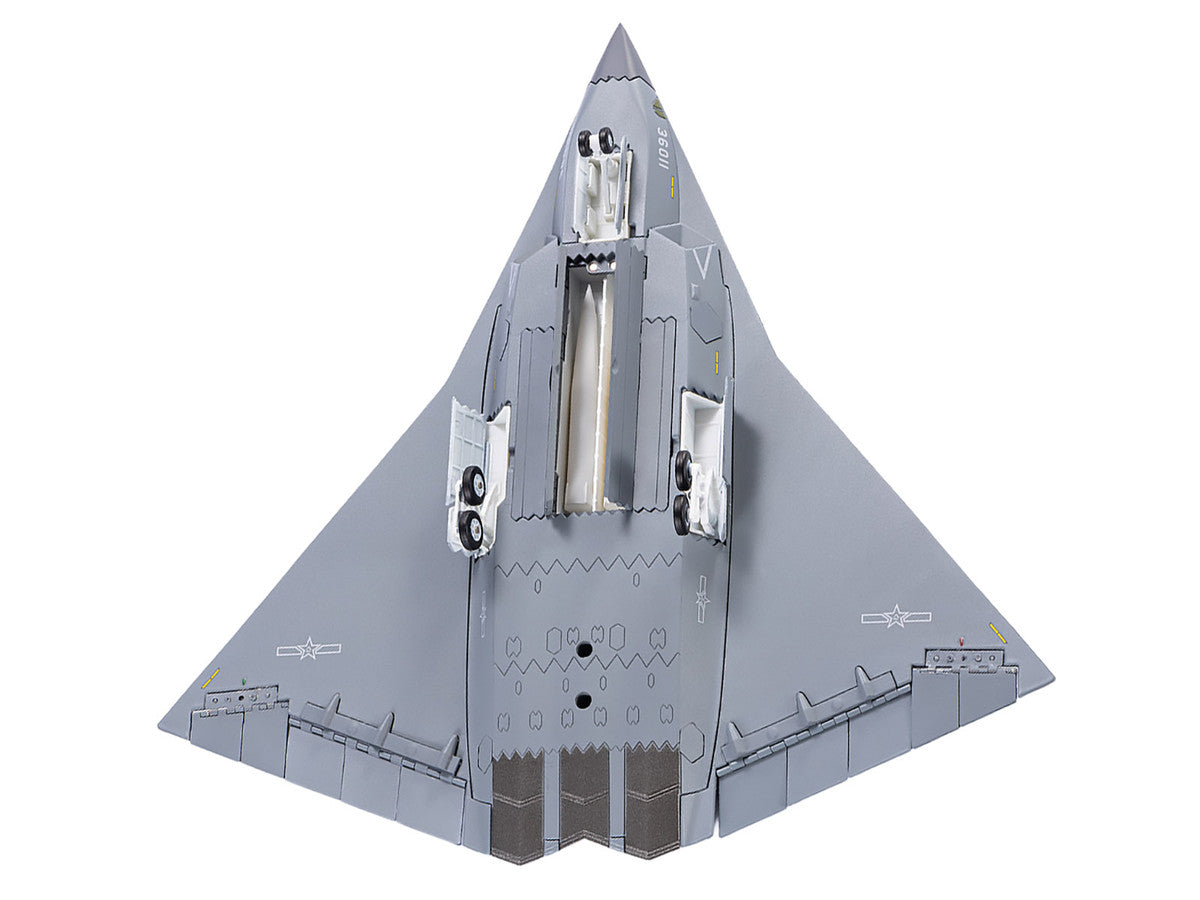 CAC J-36 Stealth Fighter Aircraft "Chinese Military" People’s Liberation Army Air Force 1/100 Diecast Model by Air Force 1-2