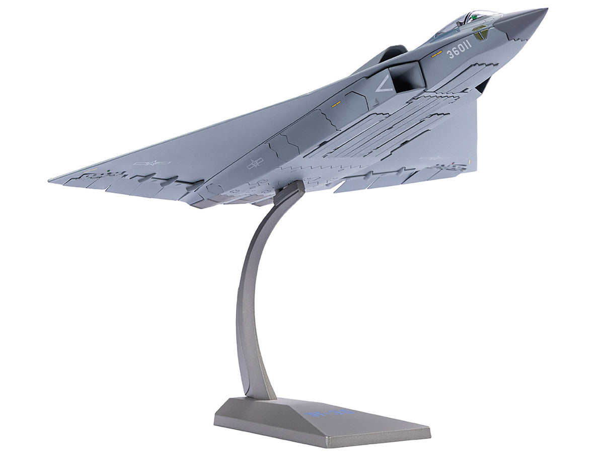 CAC J-36 Stealth Fighter Aircraft "Chinese Military" People’s Liberation Army Air Force 1/100 Diecast Model by Air Force 1-3