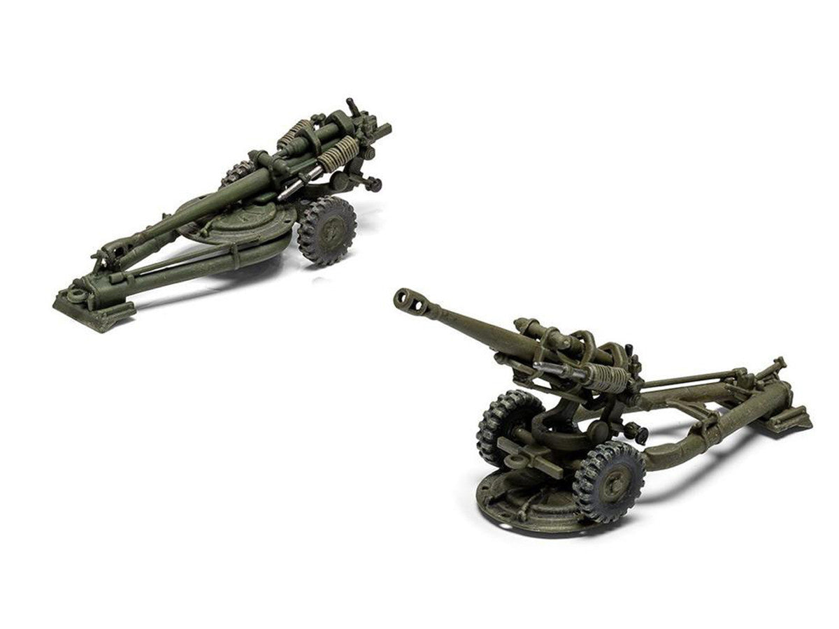 Level 1 Model Kit British 105mm Light Field Gun with 3 Scheme Options 1/76 Scale Plastic Model Kit by Airfix-3