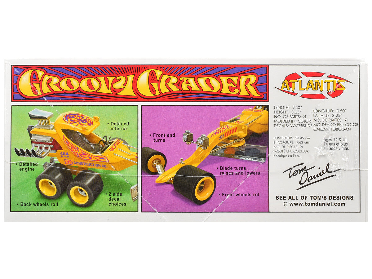 Skill 2 Model Kit Tom Daniel's Groovy Grader Dragster 1/24 Scale Model by Atlantis-3