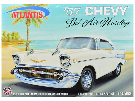 Skill 3 Model Kit 1957 Chevrolet Bel Air Hardtop 1/25 Scale Model by Atlantis-0