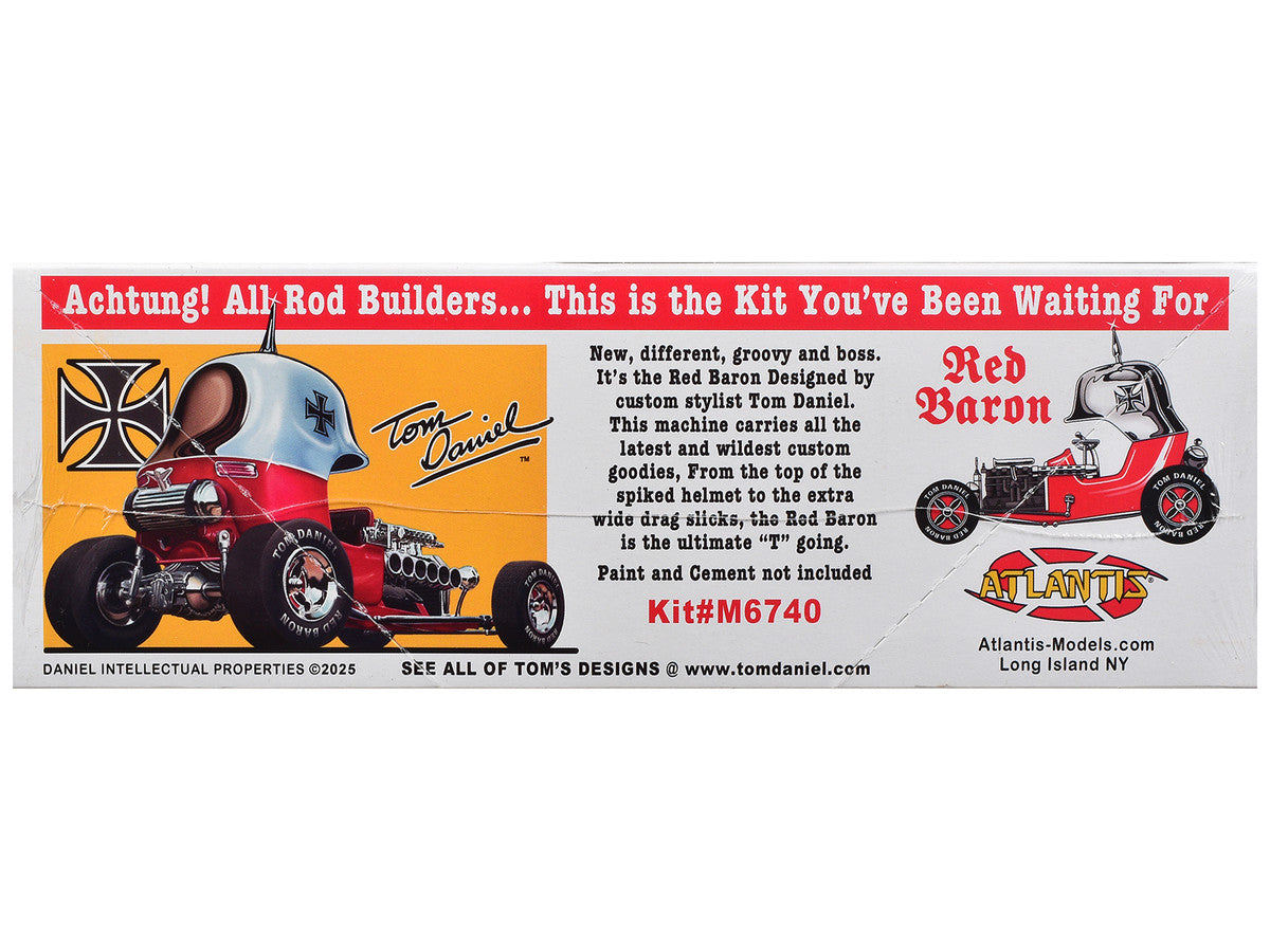 Skill 2 Model Kit Tom Daniel's Red Baron Show Rod 1/24 Scale Model by Atlantis-2