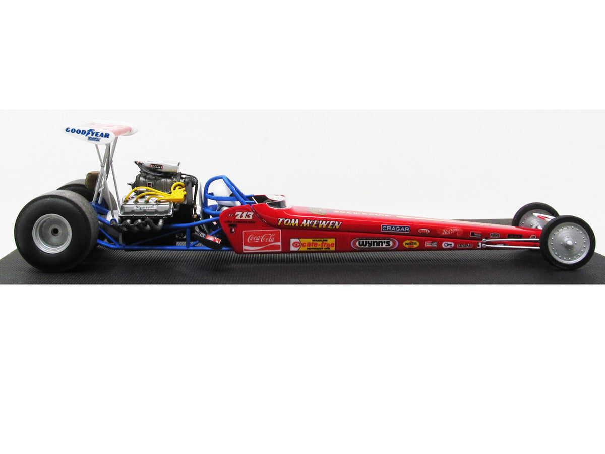 Skill 2 Model Kit Tom McEwen's "Mongoose" Rear Engine Dragster 1/24 Scale Model by Atlantis-1