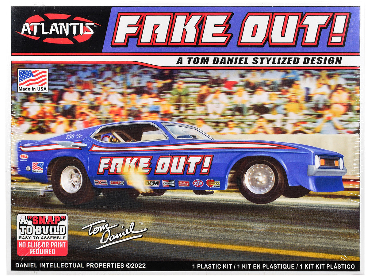Model Kit Tom Daniel's "FAKE OUT!" Classic Funny Car (Snap-to-Build) 1/32 Scale Model by Atlantis-0
