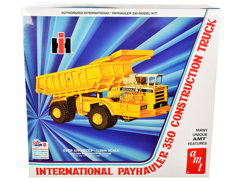 Skill 3 Model Kit International Payhauler 350 Construction Dump Truck 1/25 Scale Model by AMT-0