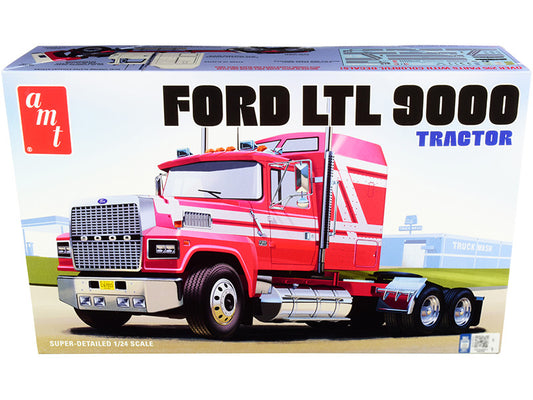 Skill 3 Model Kit Ford LTL 9000 Semi Tractor 1/24 Scale Model by AMT-0