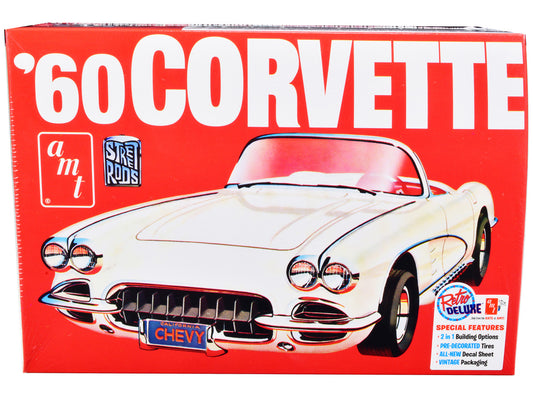 Skill 2 Model Kit 1960 Chevrolet Corvette "Street Rods" 1/25 Scale Model by AMT-0