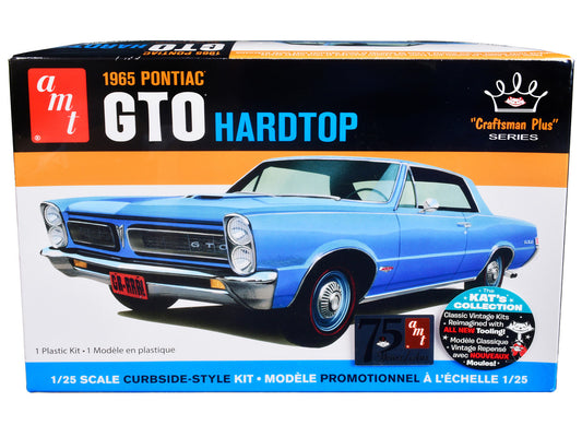 Skill 2 Model Kit 1965 Pontiac GTO Hardtop "Craftsman Plus" Series 1/25 Scale Model by AMT-0
