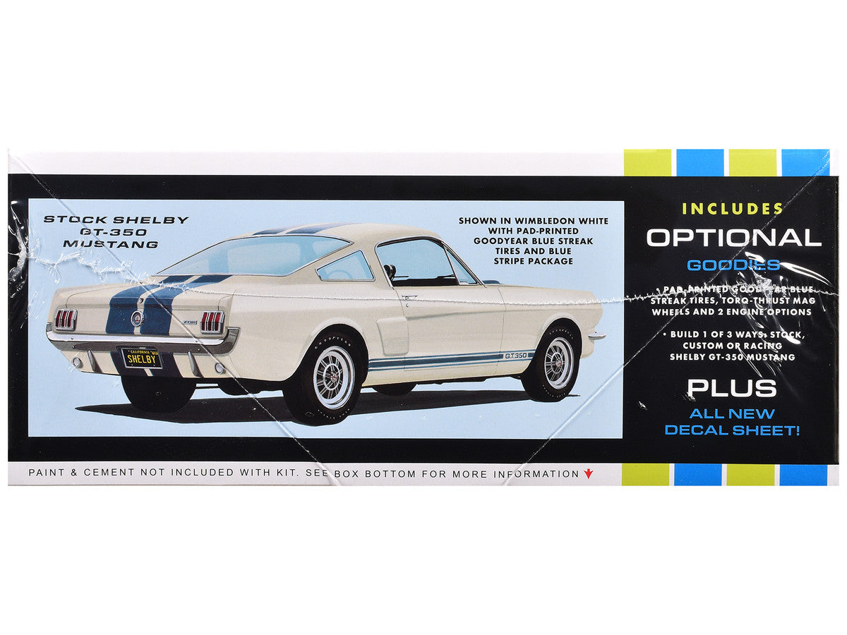 Skill 2 Model Kit 1966 Shelby Mustang GT-350 1/25 Scale Model by AMT-1