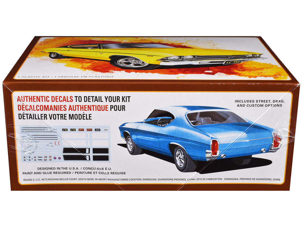 Skill 2 Model Kit 1969 Chevrolet Chevelle SS 396 1/25 Scale Model by AMT-0
