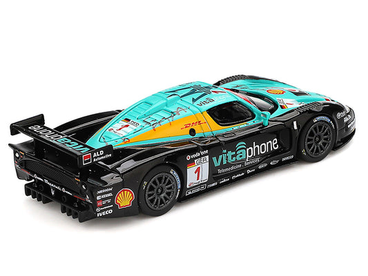 Maserati MC12 Competizione #1 Michael Bartels - Andrea Bertolini - Eric van de Poele - Stephane Sarrazin "Vitaphone Racing Team" Winner "24 Hours of Spa" (2008) 1/64 Diecast Model Car by BBR-0