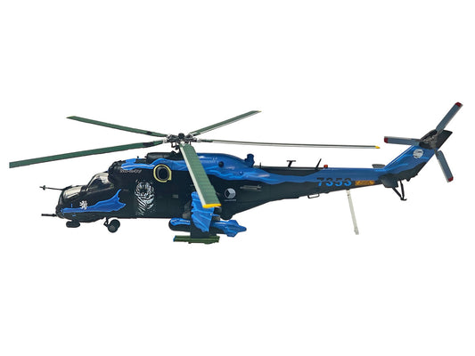 Mil Mi-24V Hind-E Helicopter "7353 231 Squadron 23 Wing NATO Tiger Meet Turkey" (2005) Czech Air Force 1/48 Diecast Model by Bless Wing-0